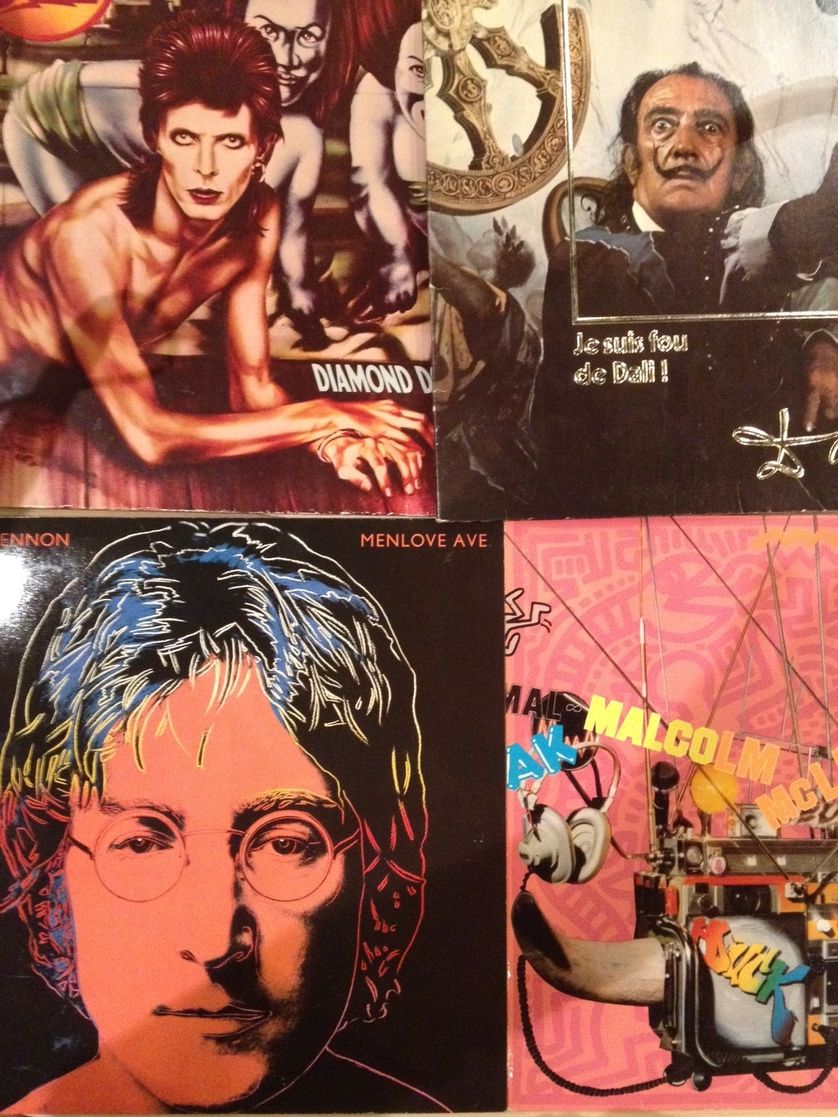 Bowie par Peellaert, Lennon par Warhol, Dali, McLaren par Haring