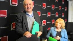 Serge Elhaïk & Francesca Solleville, samedi 6 septembre 2014 © Annick Haumier - Radio France