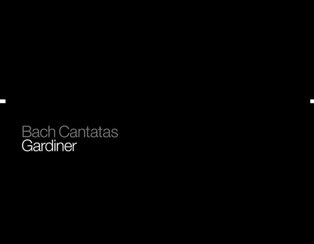 Sir John Eliot Gardiner - intégrale Cantates Bach