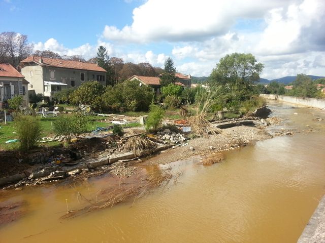 Les habitants d'Alès ont été les premiers à subir les orages