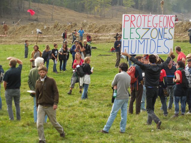 Les opposants au barrage de Sivens