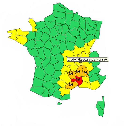 Le Gard est en alerte rouge jusqu'à demain samedi