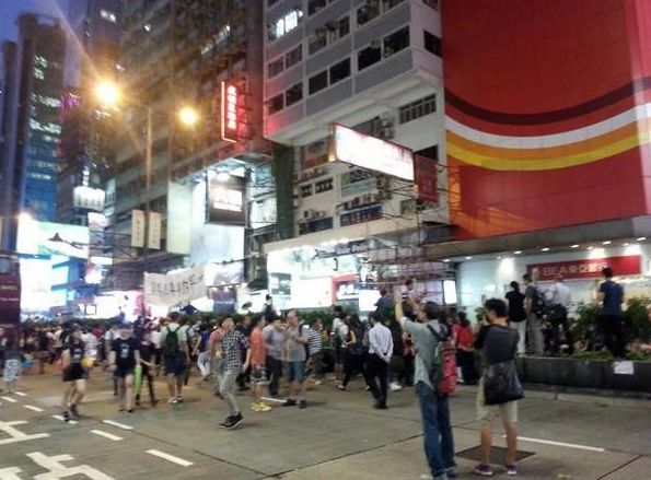 Manifestants prodémocratiques à Hong Kong