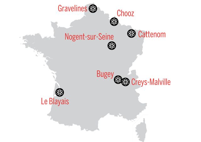 Sept centrales ont été survolées par de mystérieux drones