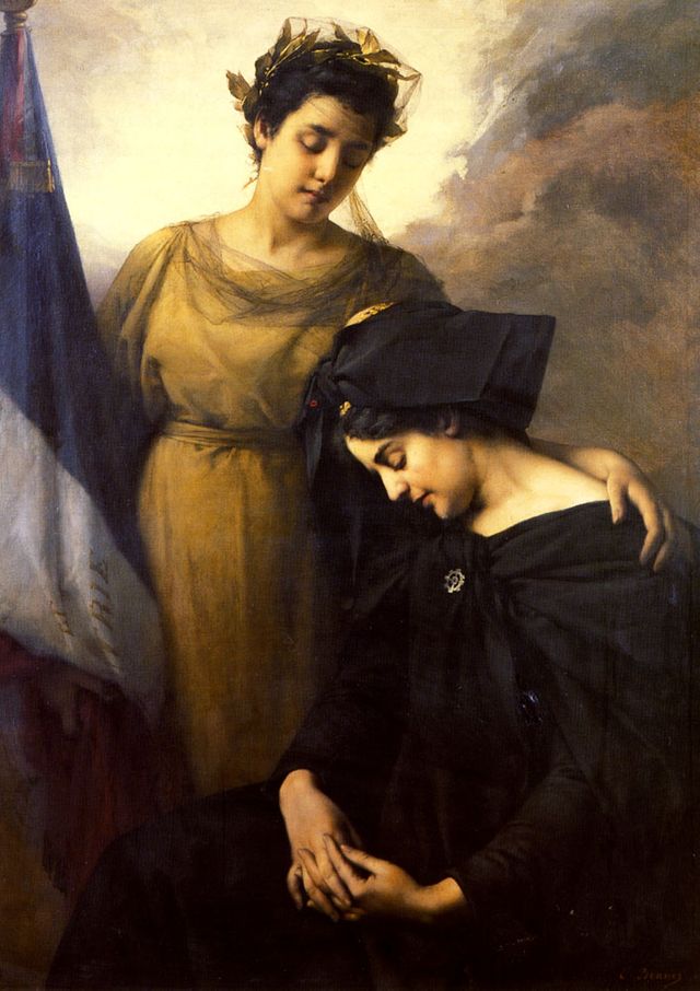La perte de l'Alsace Lorraine par Emmanuel Benner, 1895