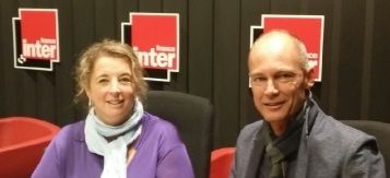 Bertrand Piccard et Marie-Pierre Planchon en studio