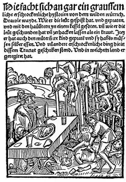 Vlad Tepes sur une gravure de Markus Ayrer de 1499