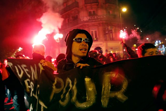 Une manifestation à la mémoire de Rémi Fraisse à Paris