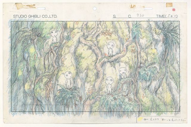 Lay-out de "Princess Mononoké"