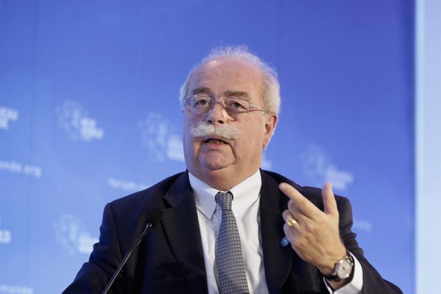 Christophe de Margerie en 2014, au siège de l’OCDE pour le forum Nouveau Monde