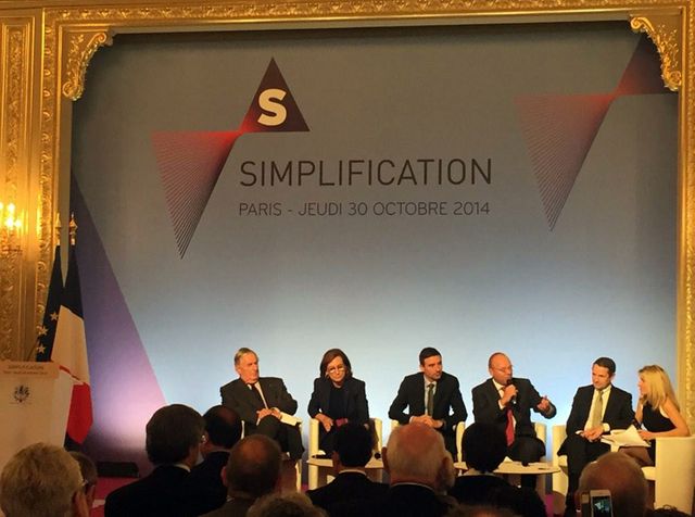 A l'Elysée, présentation des 50 nouvelles mesures de simplification