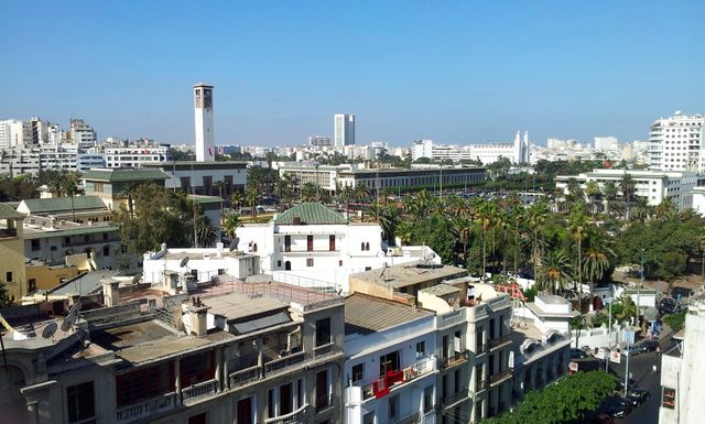 Le centre de Casablanca
