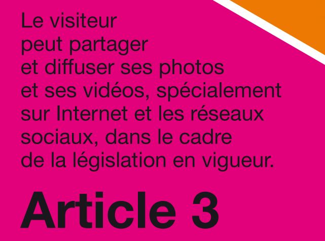 Charte "Tous photographes", article 3