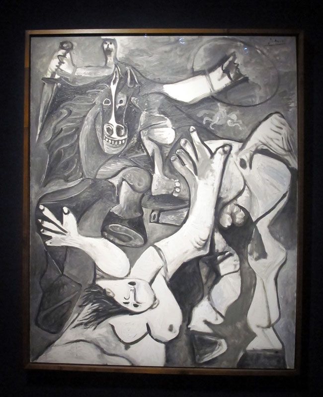 "L'enlèvement des Sabines", Picasso.
