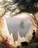 Caspar David Friedrich, 'Falaises de craie sur l'Ile de Rügen" (1818)