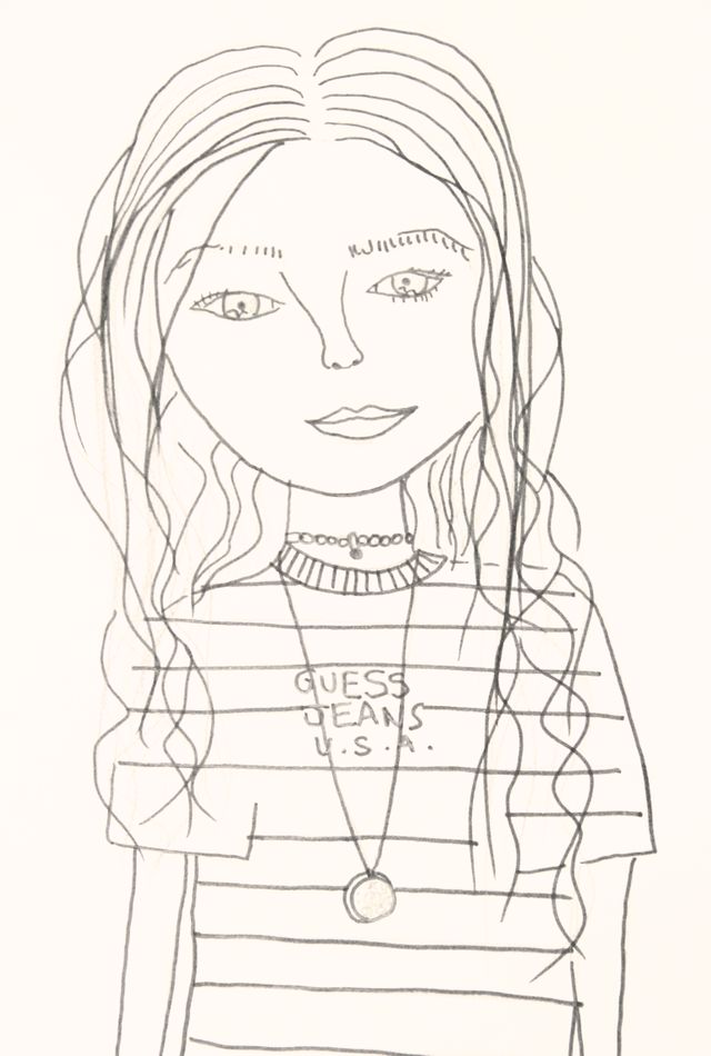 L'autopotrait de Popeline