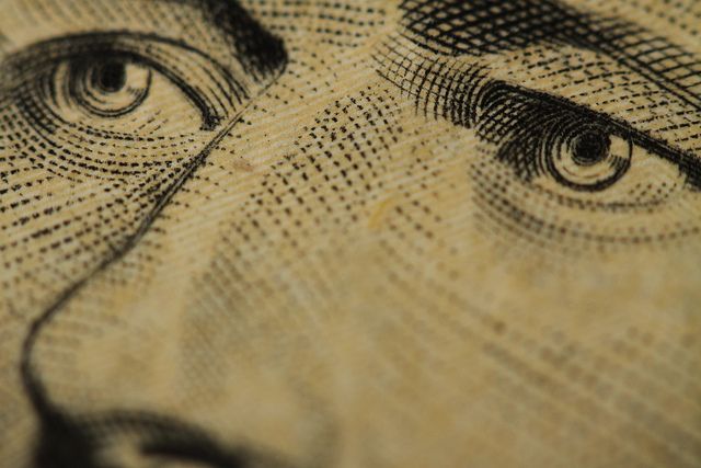Billet de 10$ - Macro Ten Dollar Bill