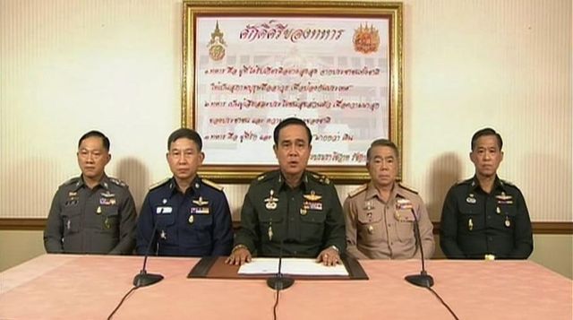 Dernier coup d'état en Thailande