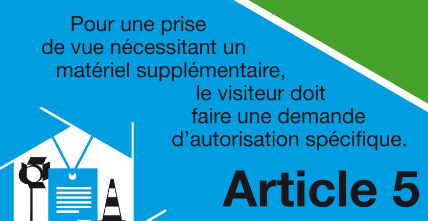 Charte "Tous photographes", article 5