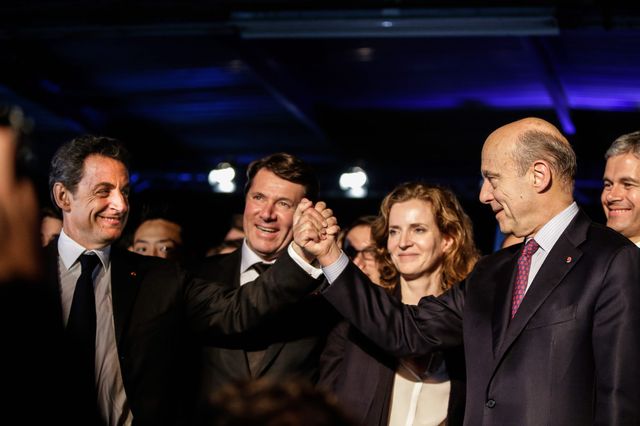 Nicolas Sarkozy, ancien president de la Republique, et candidat a la presidence de l UMP tient un meeting a Bordeaux en presence