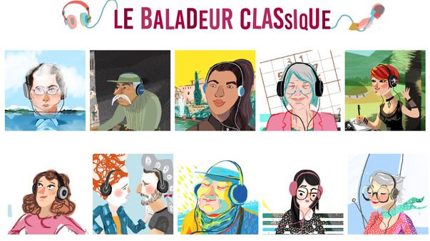 La baladeur classique illustré par Rocío Álvarez
