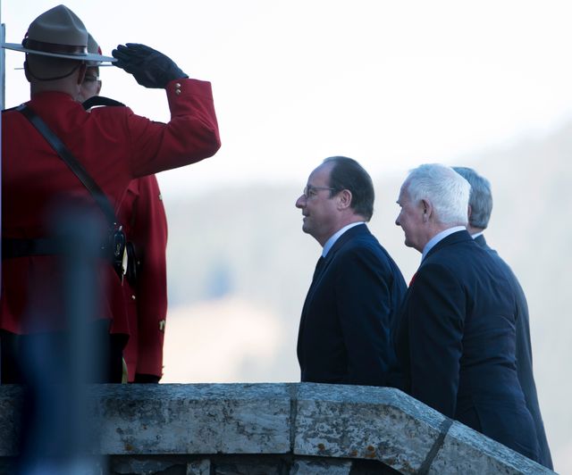 Le président Français est en visite officielle au Canada