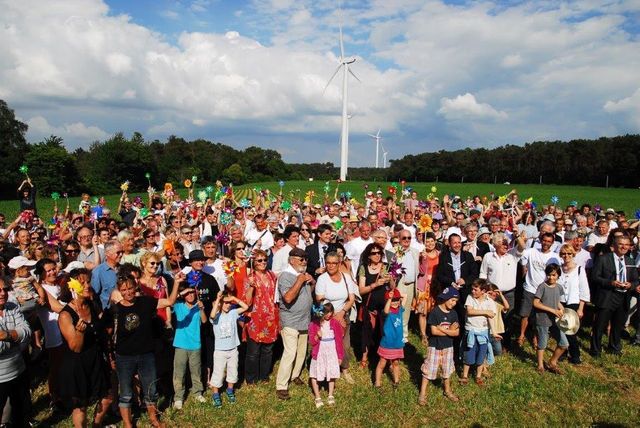 Environ 1.000 habitants ont participé au financement des éoliennes