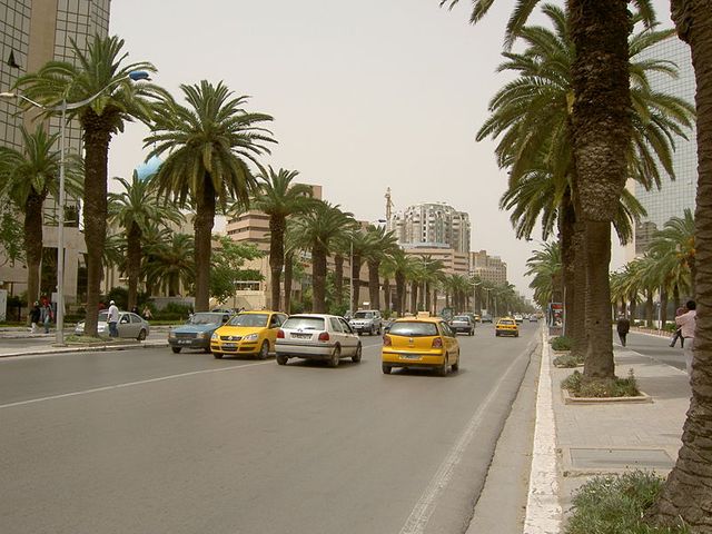 L'avenue Mohammed V à Tunis