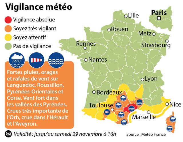 carte météo