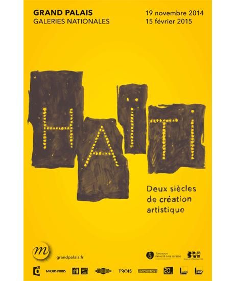 Affiche exposition "Haïti" au Grand Palais