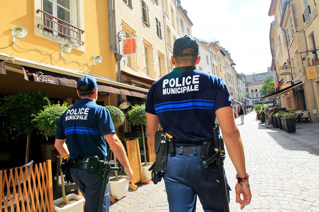 Policiers municipaux à Nancy