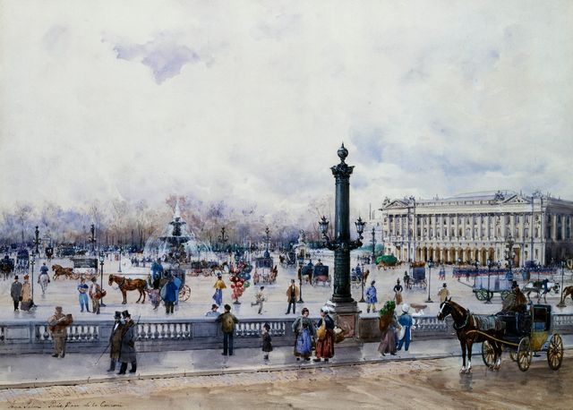 Vue sur la Place de la Concorde, Paris, par Anna Sofia Palm