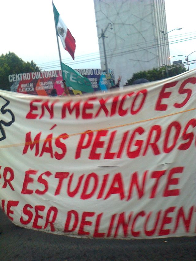 Mexique - Manifestation disparus d'Iguala
