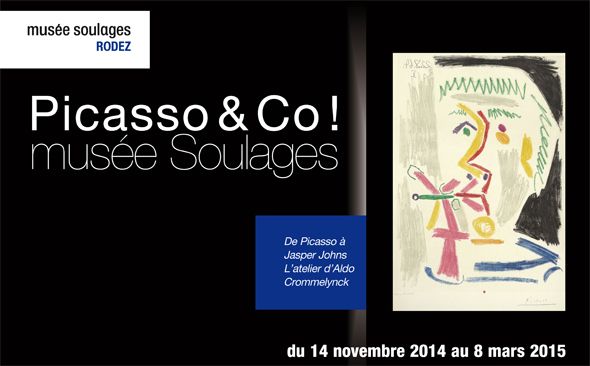 Exposition "l'Atelier d'Aldo Crommelynck, de Picasso à Jasper Johns" au musée Soulages