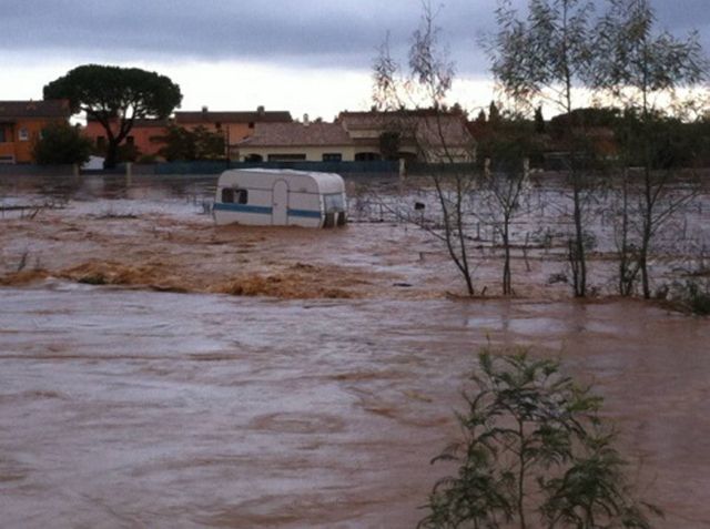 Inondations à La Londe (Var).