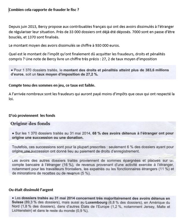 Impot cellule de régularisation