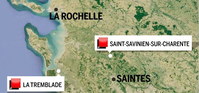 Carte du jeu des 1000 euros (Charente-Maritime)