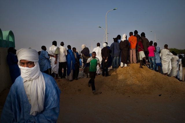 Manifestation d'esclaves en Mauritanie