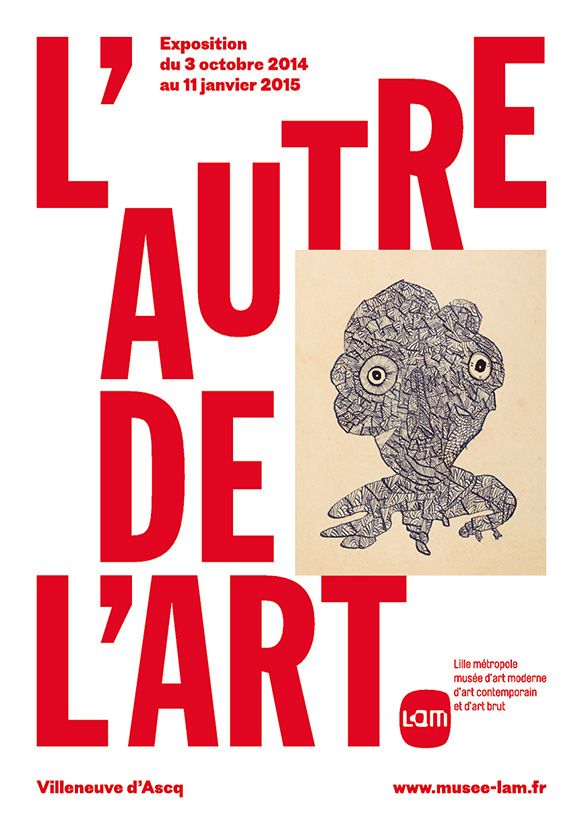 Affiche L'Autre de l'art. Gaston Chaissac, Sans titre, vers 1939-1940