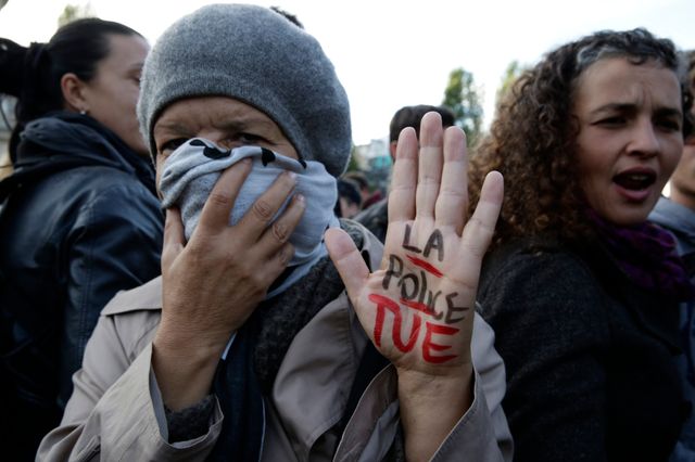 Manifestation à Paris en février 2014