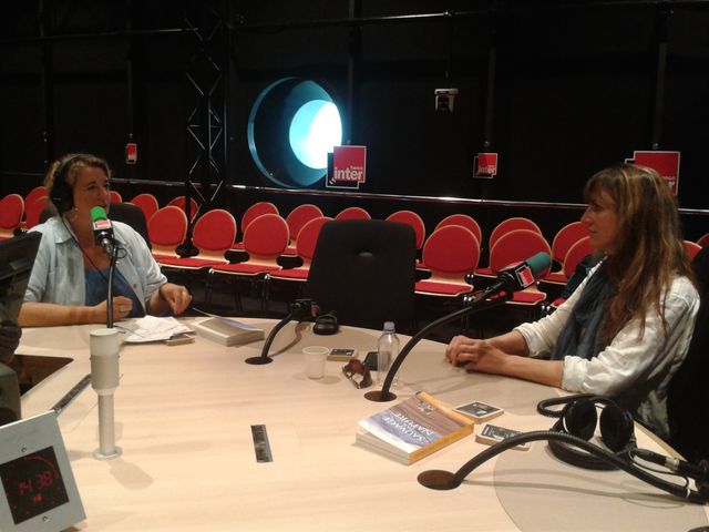Sarah Marquis en studio avec Marie-Pierre Planchon