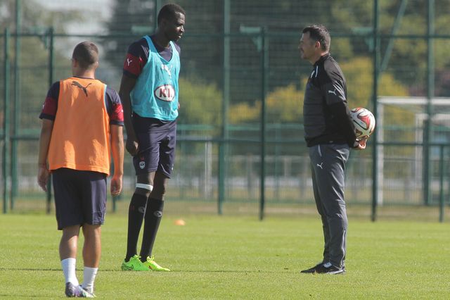 Willy Sagnol à l'entraînement