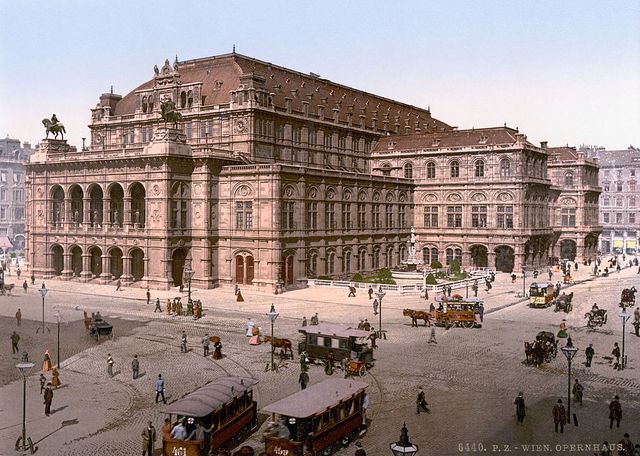 L'Opéra National de Vienne vers 1900