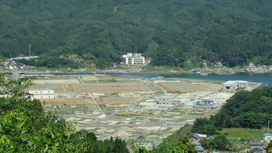 Ville de Kesennuma, région de Fukushima, août 2013 ©Radio France - Rémi Scocimarro