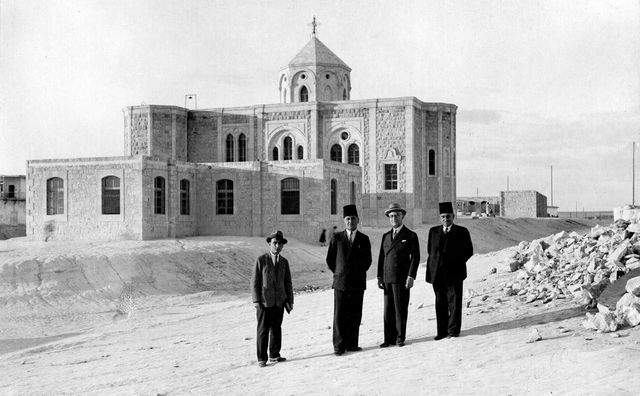 L'Eglise Saint-Grégoire et l'école Sahagian à Alep en 1936