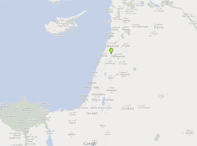 Carte Syrie