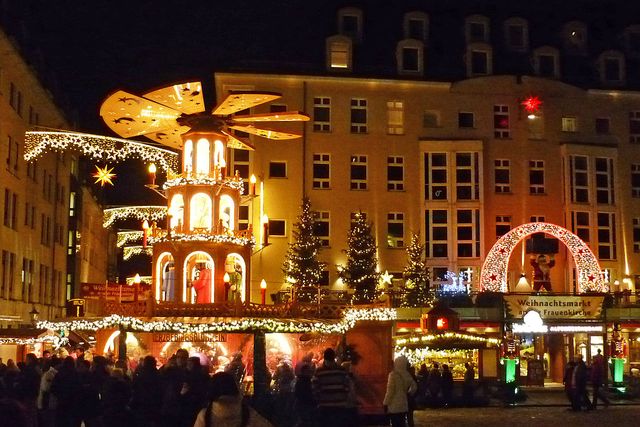 Le marché de Noël de Dresde en Allemagne