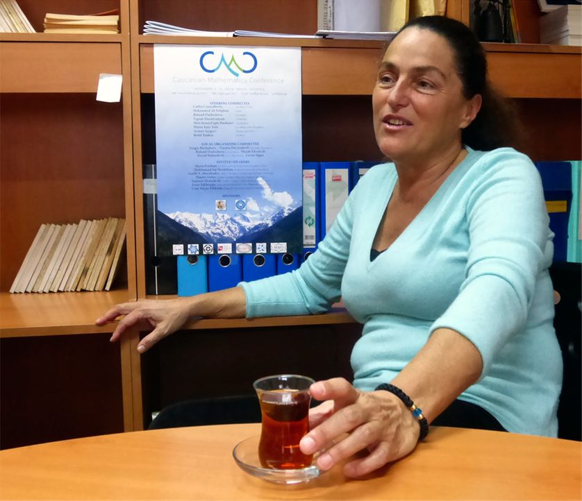 Betül Tanbay, professeur de mathématiques parmi les initiatrices de Gezi, à Istanbul, le 8 décembre 2014