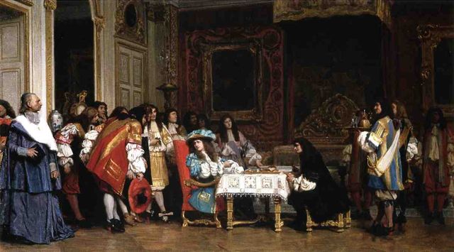 Louis XIV et Molière par Jean-Léon Gérôme - 1862
