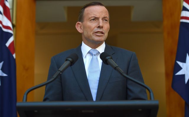 Le Premier ministre australien, Tony Abott